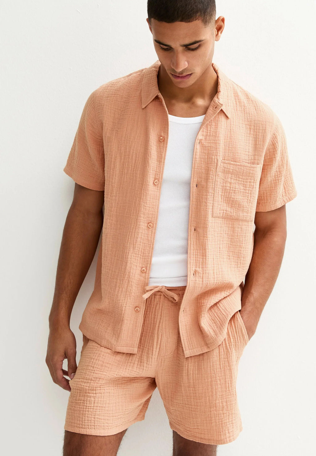 Chemise légère en gaze de coton