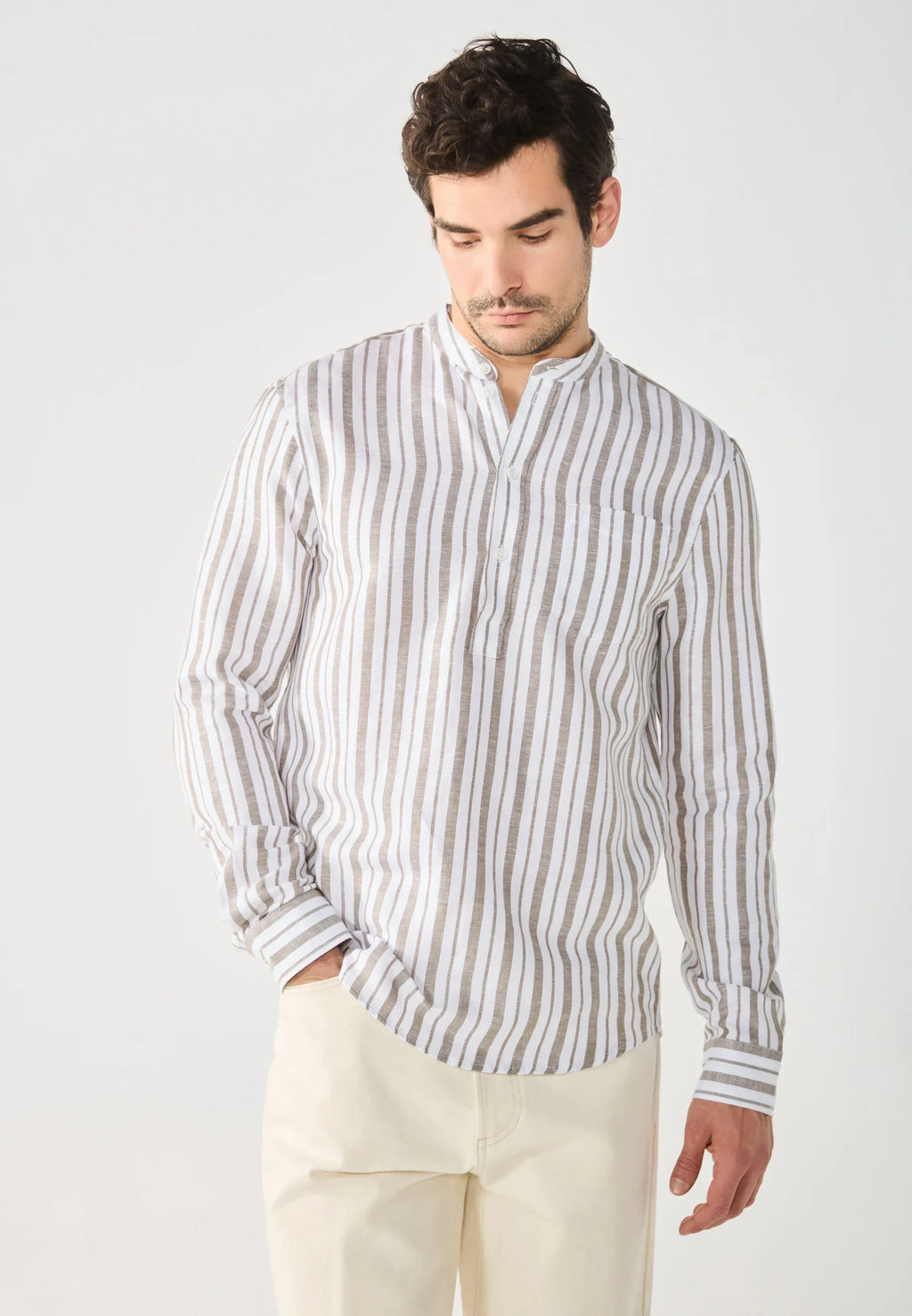 Chemise imprimée motifs losanges – Style décontracté d’été